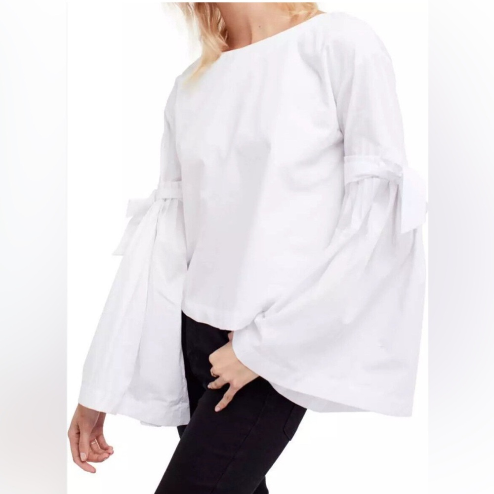 Free People So Obviously Yours Bell Sleeves Blouse